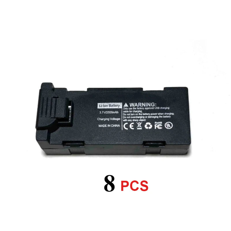 Drone Battery Arm for S136 Mini Drone Spare Parts S136 PRO Drone Battery 3.7V 2000Mah S136 PRO MAX