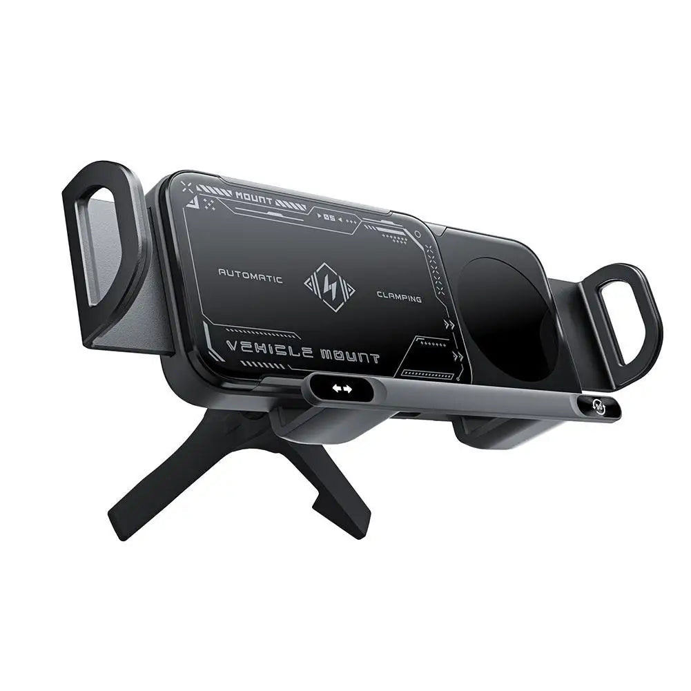 NEW High-End 360° Rotation Car Mobile Phone Holder  Cellphone Stand with Fast Wireless Charging Adapter Phone Mount