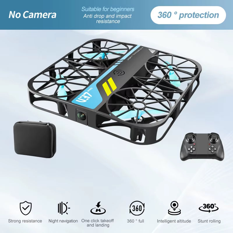 V37 Pro Mini Drone with Camera 4K HD Wifi FPV Drone Pocket Remote Control Helicopter Quadcopter Christmas Gift for Kids