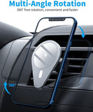 Magnetic Wireless Car Charger, Fast Wireless Car Charger Phone Mount,15W Auto-Clamping Air Vent Holder,For Iphone 13/13 Pro/13Pro Max/13 Mini/12/12 Pro/12 Pro Max/12 Mini