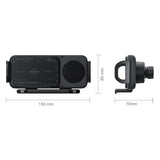 NEW High-End 360° Rotation Car Mobile Phone Holder  Cellphone Stand with Fast Wireless Charging Adapter Phone Mount
