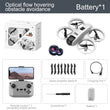V66 Mini Drone with Camera 4K HD Wifi FPV Drone Obstacle Avoidance Pocket Remote Control Helicopter Quadcopter Gift for Kids Toy