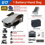 017 3-Axis Gimbal Drone 4K Camera GPS Dron Touch Screen Remote 10KM Image Transmitting 5G Wifi FPV Foldable Quadcopter New