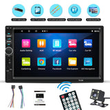 7" Radio Estereo De Pantalla Para Coche Carro Tactil Doble Din Android Bluetooth