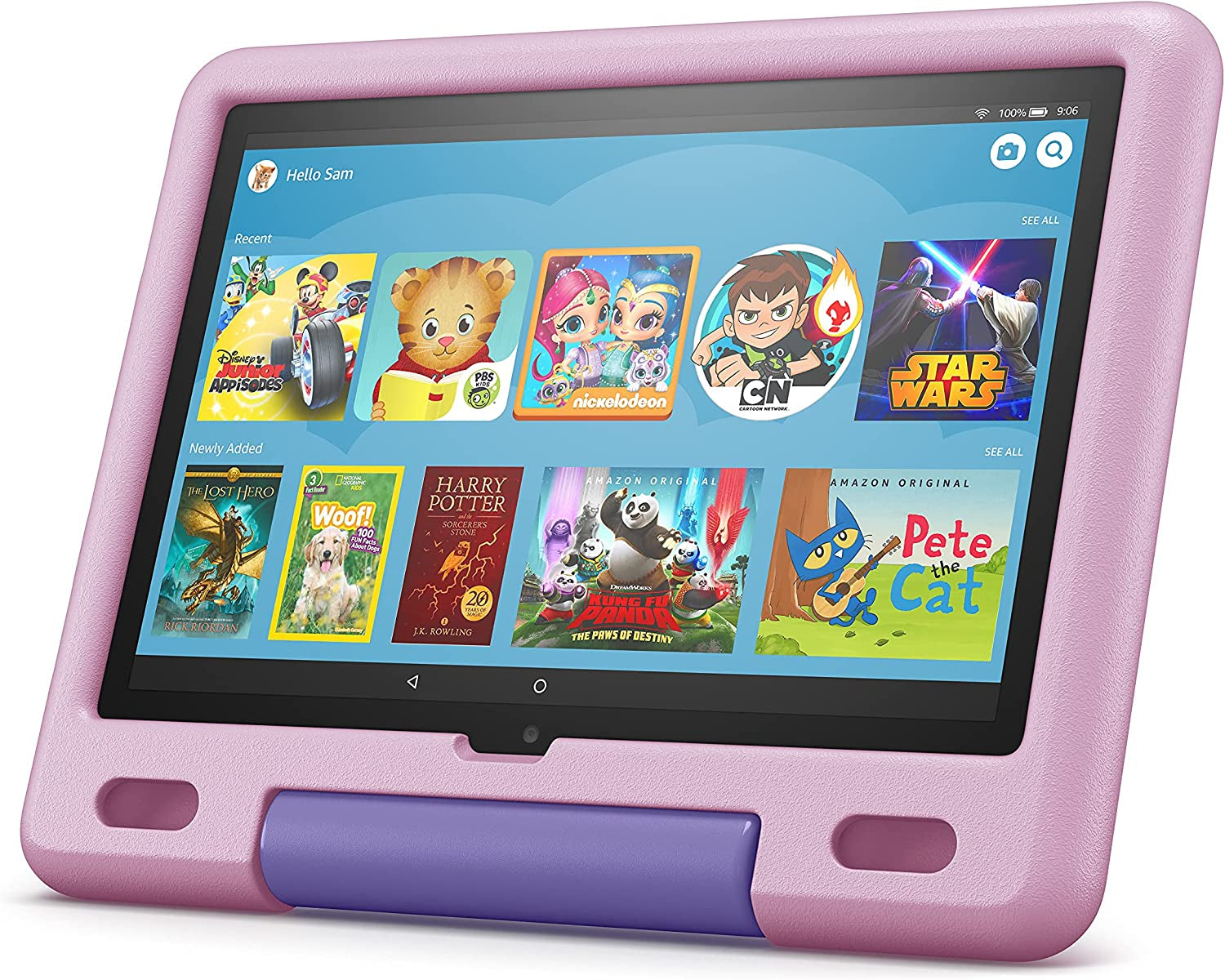 Kid-Proof Case for Fire HD 10 Tablet (Only Compatible with 11Th Generation Tablet, 2021 Release) – Lavender