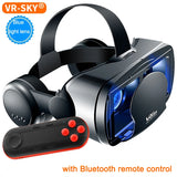 VRG Pro 3D VR Glasses Virtual Reality Full Screen Visual Wide-Angle VR Glasses Box for 5 to 7 Inch Smartphone Eyeglasses