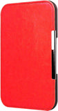 Case Cover for Amazon Kindle Keyboard (Kindle 3/ D00901) - Ultra Lightweight PU Leather Smartshell Cover for Amazon Kindle Keyboard(3Rd Generation) Tablet with 6" Display and Keyboard, Red