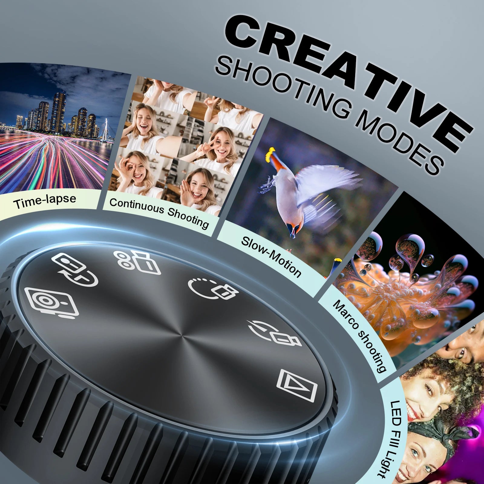 48MP Digital Cameras for Photography with Wifi & App Control,4K Autofocus Vlogging Camera , Anti-Shake, Dual Batteries