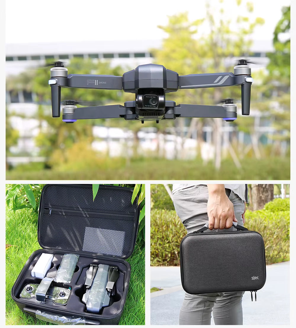 SJRC F11 F11S 4K Pro Anti-Shake Gimbal 3KM Brushless Motor Quadcopter Drones with HD Camera GPS App Control Professional