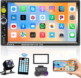 Pantalla HD Radio Bluetooth Para Carro Auto Con Camara De Reversa Retroceso 2026