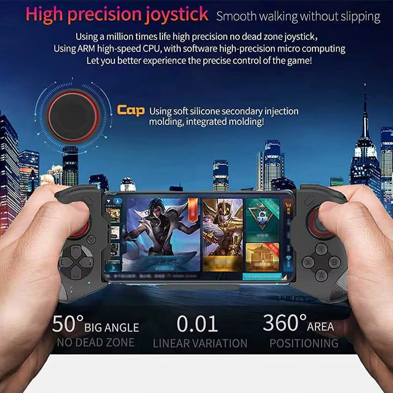 Wireless Controller for PC Gamepad for Android/Ios Telescopic Joystick for Mobile Phone Mocute060 Bluetooth Control for PUBG D3