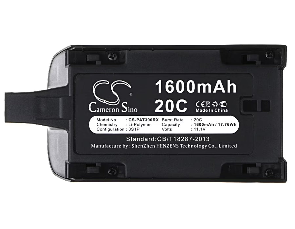 Replacement Battery for Parrot Bebop Drone 3.0,Bebop Drone Skycontroller,Bebop Mini Quadcopter,Bedop Drone First,11.1V/1600Mah