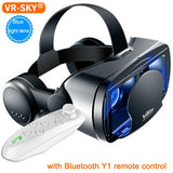 VRG Pro 3D VR Glasses Virtual Reality Full Screen Visual Wide-Angle VR Glasses Box for 5 to 7 Inch Smartphone Eyeglasses