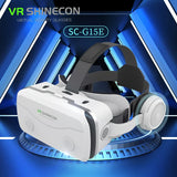 Virtual Reality VR Glasses 3D Headset Devices Viar Helmet Goggles Lenses Smart for Smartphones Phone Mobile Realidade Headphone