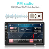7" Radio Estereo De Pantalla Para Coche Carro Tactil Doble Din Android Bluetooth