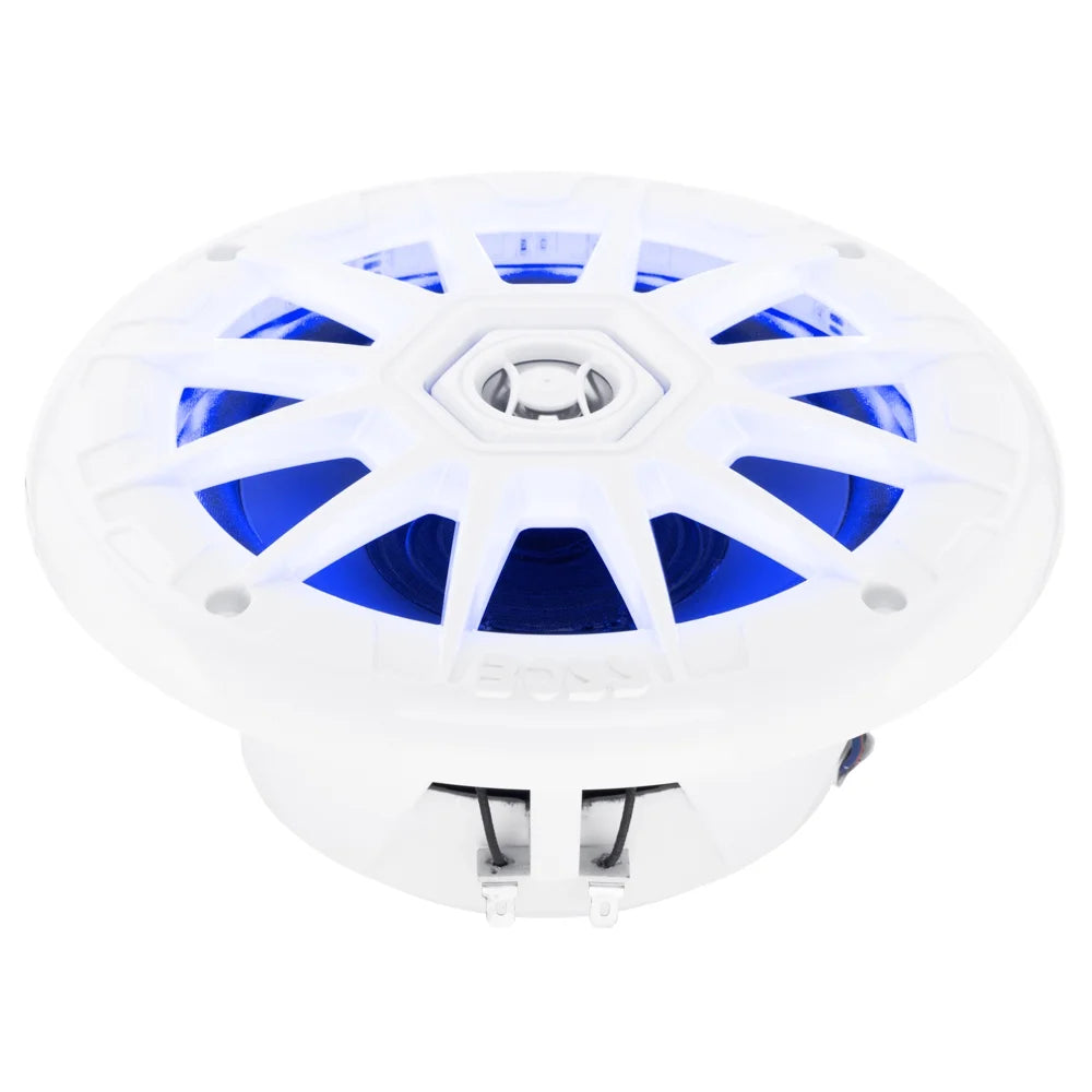 Boss Audio 6.5" MRGB65 Speakers W/Rgb Lighting - White - 200W