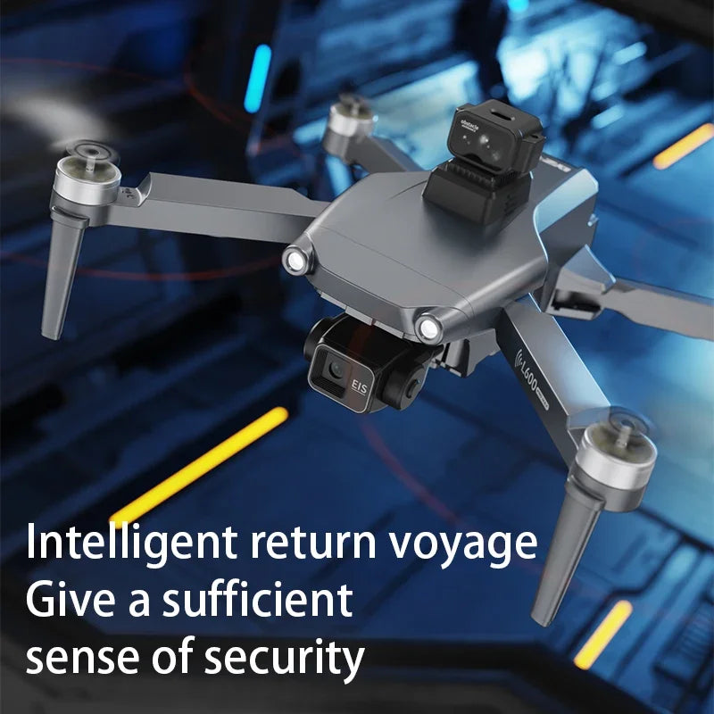 L600-2 MAX GPS Drone Professional 8K Dual Camera New 5KM 3-Axis Gimbal Obstacle Avoidance Brushless Quadcopter Toy