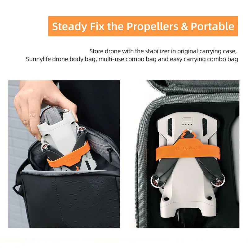 For  Mini 3 Pro Propeller Bottom Holder Wings Fixed Stabilizers Protective Prop Blades Strap for Mini 3 Pro Drone Accessories