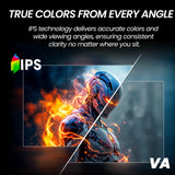 24" 200Hz Gaming Monitor,Ips Panel,Fhd Computer Monitor, Built-In Speakers, 120% Srgb, Freesync, Black