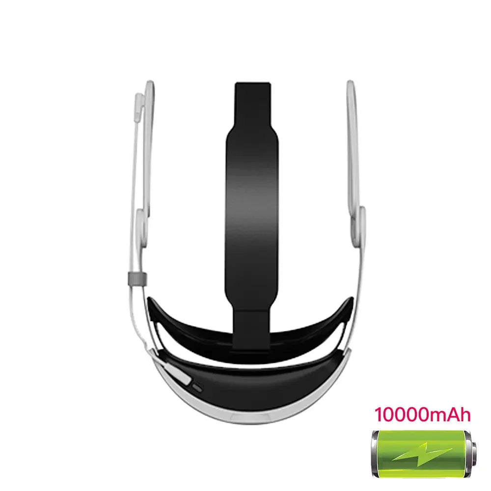 Head Strap 10000Mah Battery for Meta Quest 3/Quest 3S VR Headset Elite Strap Replacement Improve Comfort PD18W Fast Charging
