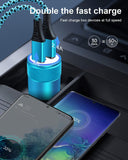 4Pack Type C Chargers, 20W PD Charger Block+30W Car Charger+2 X 60W USBC to USB-C Cables Quick Charge 3.0 C Charger for Samsung Galaxy S21+ Ultra 5G S20 A51 A71 Note 21 Google Pixel 6 5 4A 4XL, Moto
