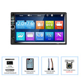 7" Radio Estereo De Pantalla Para Coche Carro Tactil Doble Din Android Bluetooth