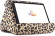 Original Tablet Pillow Stand & Ipad Holder, Gift for Book Lovers & Readers, Multi-Angle Stand with Storage for Lap, Desk & Bed, Compatible with Kindle, Fire, Ipad & Samsung, Def Leopard