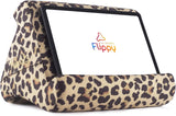 Original Tablet Pillow Stand & Ipad Holder, Gift for Book Lovers & Readers, Multi-Angle Stand with Storage for Lap, Desk & Bed, Compatible with Kindle, Fire, Ipad & Samsung, Def Leopard