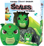 Mini Bluetooth Animal Wireless Speaker for Kids of All Ages - True Wireless Stereo – Pair with Another TWS Pet for Powerful Rich Room-Filling Sound (Scales-Dragon)