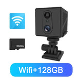 5MP Mini Camera 4G SIM Card Wifi Night Vision Home Security Surveillance Camcorder Voice Intercom Motion Detection CCTV Camera