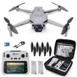 F23 1080P FPV Drone with Camera, GPS Mini RC Quadcopter with 4.5 In. Screen, 46 Min Flight Time Optical Flow Auto Return