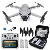 F23 1080P FPV Drone with Camera, GPS Mini RC Quadcopter with 4.5 In. Screen, 46 Min Flight Time Optical Flow Auto Return