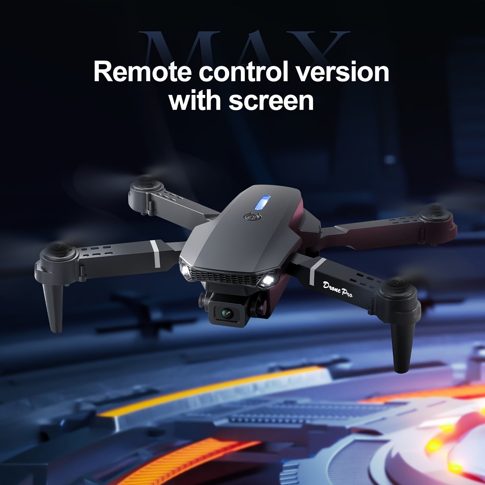 Drone 2026 4K HD Dual Camera Wifi FPV RC Foldable Quadcopter Remote with Screen