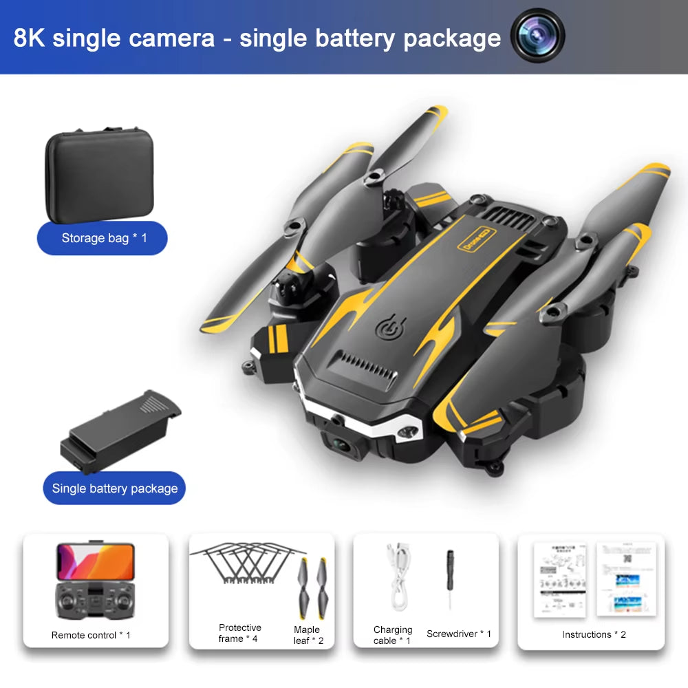 G6 PRO Drone 8K 5G GPS Drone Professional HD Aerial Photography Obstacle Avoidance Drone Four-Rotor Helicopter RC Distance 5000M