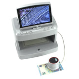 V100 Money Detector UV/MG/IR/WM Bill Cash Checker Multi Currency Banknote Counterfeit Verifier Machine