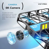 V37 Pro Mini Drone with Camera 4K HD Wifi FPV Drone Pocket Remote Control Helicopter Quadcopter Christmas Gift for Kids