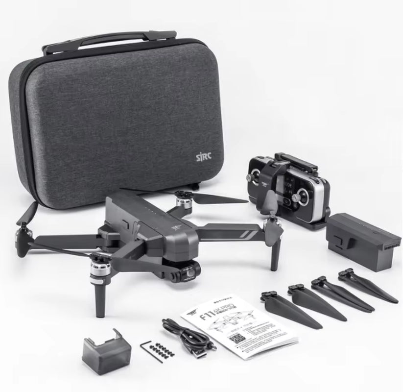 SJRC F11 F11S 4K Pro Anti-Shake Gimbal 3KM Brushless Motor Quadcopter Drones with HD Camera GPS App Control Professional