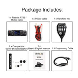 RT95 Mobile Ham Radio Two-Way Car Radio VHF UHF Dual Band Mobile Radio Station Transceiver Base Station for Camping