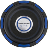 Gothic Series GW-124 Premium 12" Subwoofer - 2,500 Watt Max, Composite Fiber Rigid Cone (New)