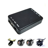 AHD CVBS Car Multiple Cameras Image Switch Control Box 2/4 Cameras for Front/Rear/Left/Right View Parking Camera System Video