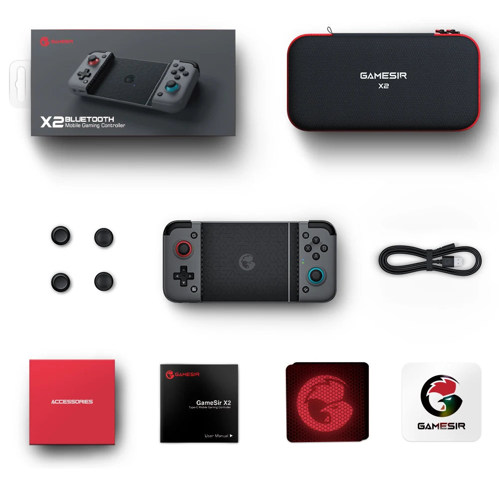 Gamesir X2 Bluetooth Mobile Gamepad Wireless Game Controller for Android and Apple Iphone Cloud Gaming Xbox Game Pass STADIA