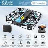 V37 Pro Mini Drone with Camera 4K HD Wifi FPV Drone Pocket Remote Control Helicopter Quadcopter Christmas Gift for Kids