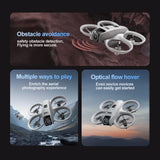 V66 Mini Drone 4K Profession HD 180 ° Lens Camera Wifi FPV RC Dron Obstacle Avoidance Foldable Helicopter Quadcopter Kids Toys