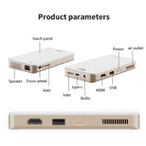 New Mini Projector Portable Smart Android 13 WIFI Video Pico LED DLP Projector Home Theater Full HD 1080P 4K Cinema