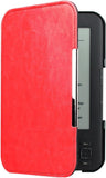 Case Cover for Amazon Kindle Keyboard (Kindle 3/ D00901) - Ultra Lightweight PU Leather Smartshell Cover for Amazon Kindle Keyboard(3Rd Generation) Tablet with 6" Display and Keyboard, Red