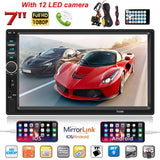7" Radio Estereo De Pantalla Para Coche Carro Tactil Doble Din Android Bluetooth