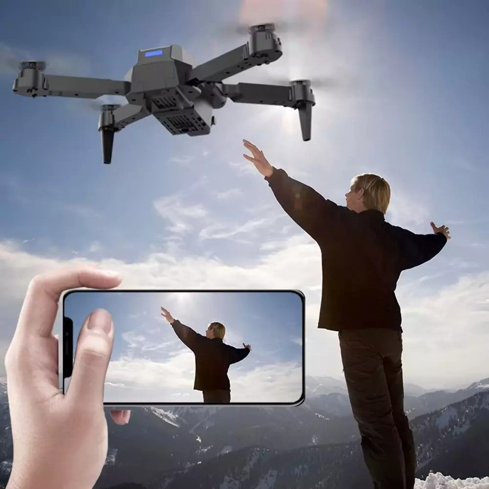 2025 New RC Drone with 4K HD Dual Camera Wifi FPV Foldable Quadcopter +4 Battery