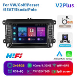 Podofo 2 Din Android 11 Radio Car Multimedia Player Carplay for Vw/Volkswagen/Golf/Polo/Tiguan/Passat/B6/Seat/Leon/Skoda/Octavia