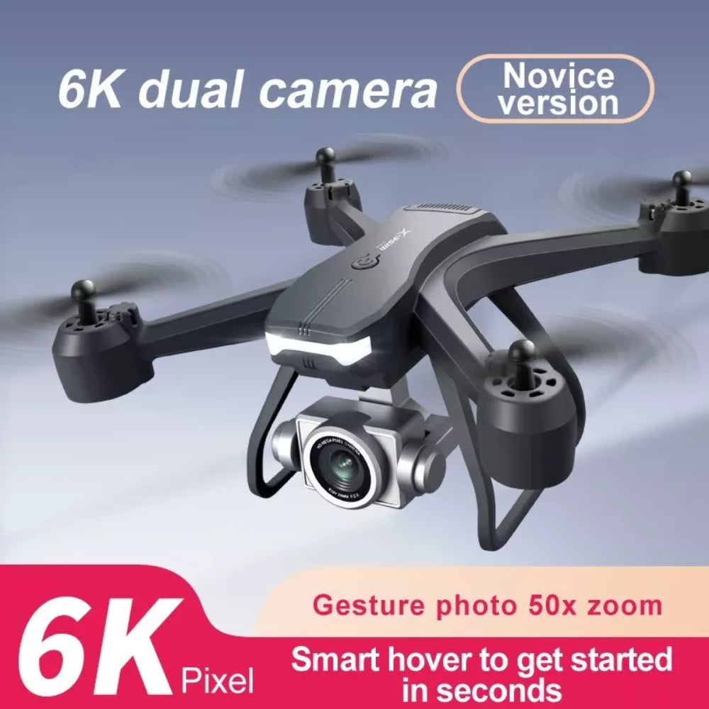 V14 Professional Drone 6K HD Dual Camera Wifi FPV Portable RC Quadcopter 2 Battery,Drones Suitable for Adults & Beginners.Logistics Is Randomly Sent by Ups,Usps,Self-Pickup.